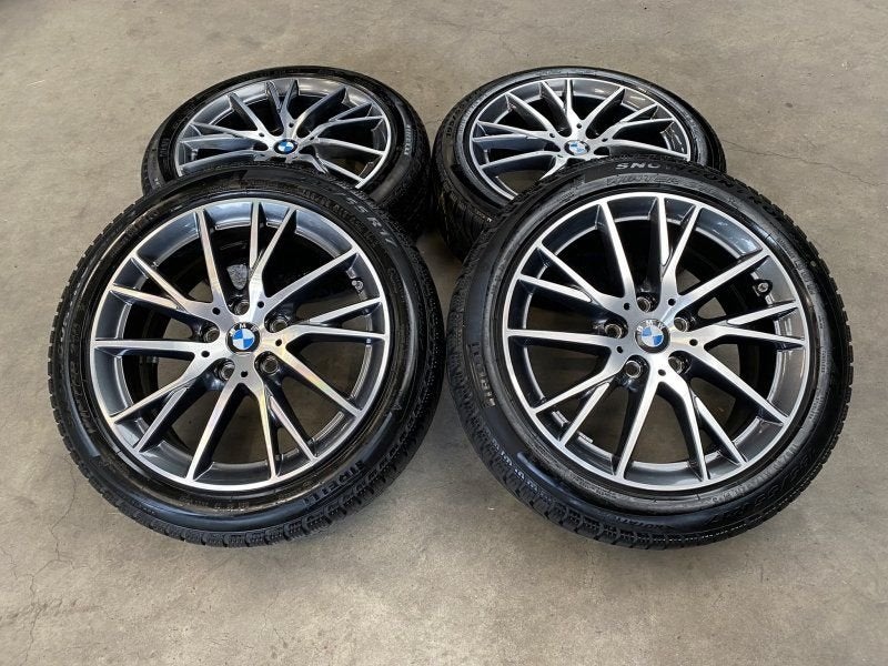 17 inch originele velgen + winterbanden BMW 1 serie F40 styl, Autos : Pièces & Accessoires, Pneus et Jantes, Pneus hiver, -, 17 pouces
