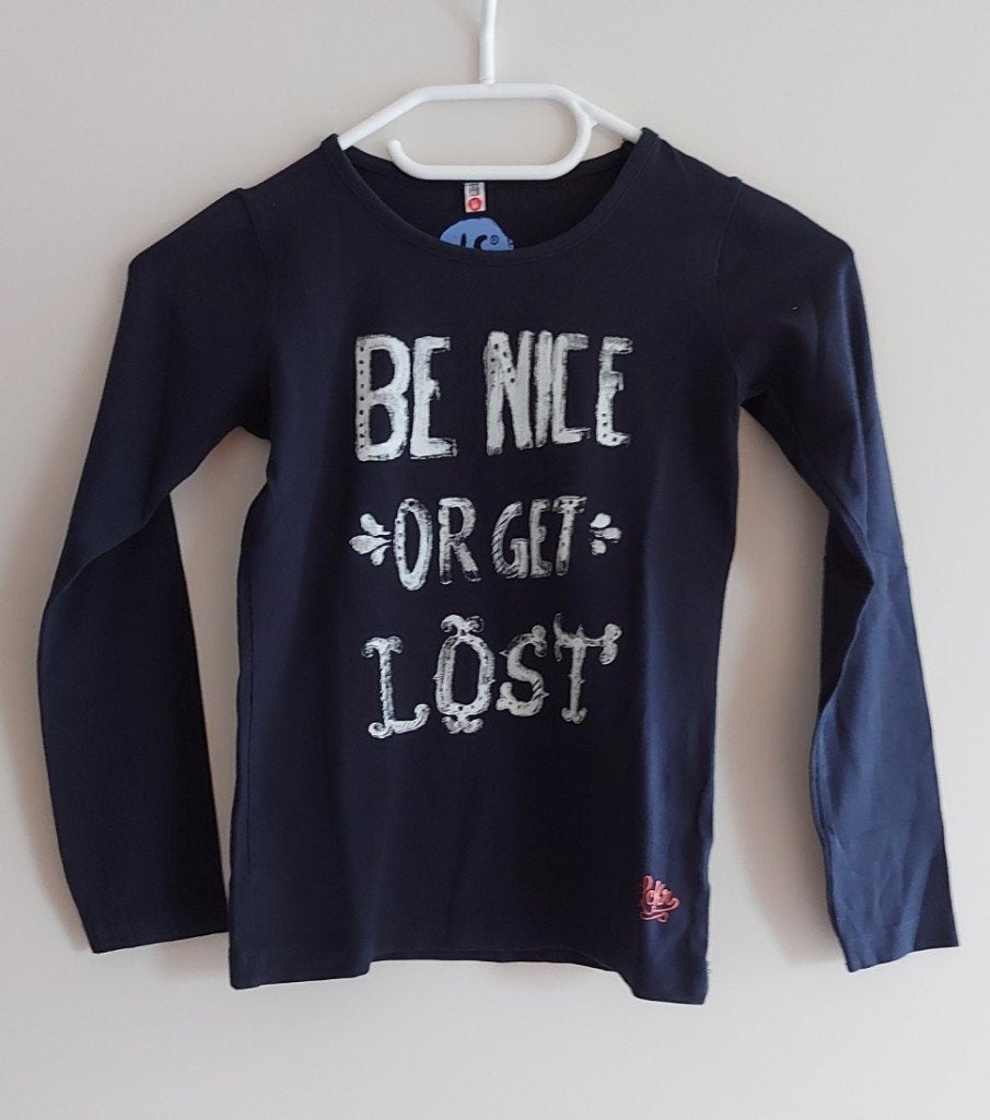 pakket herfst / winter longsleeves - 122, Meisje, Ophalen of Verzenden, Zo goed als nieuw, Shirt of Longsleeve