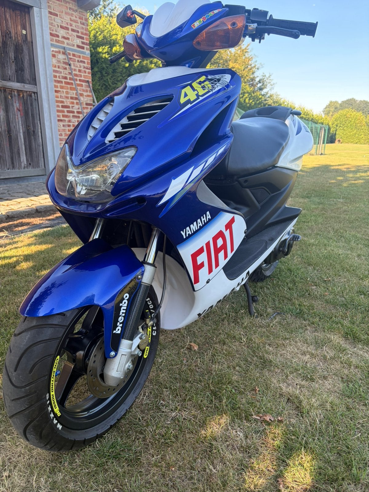 Aerox Rossi kappenset compleet, Fietsen en Brommers, Ophalen, Zo goed als nieuw