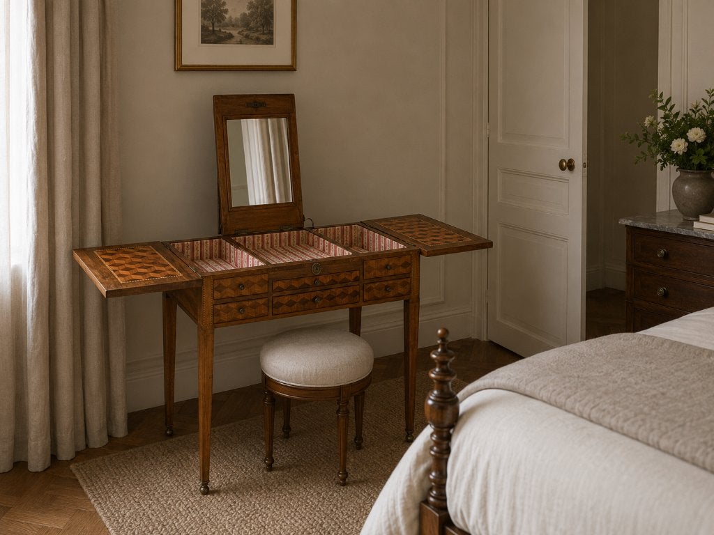 Petite coiffeuse style Louis XVI, Maison & Meubles, Enlèvement ou Envoi