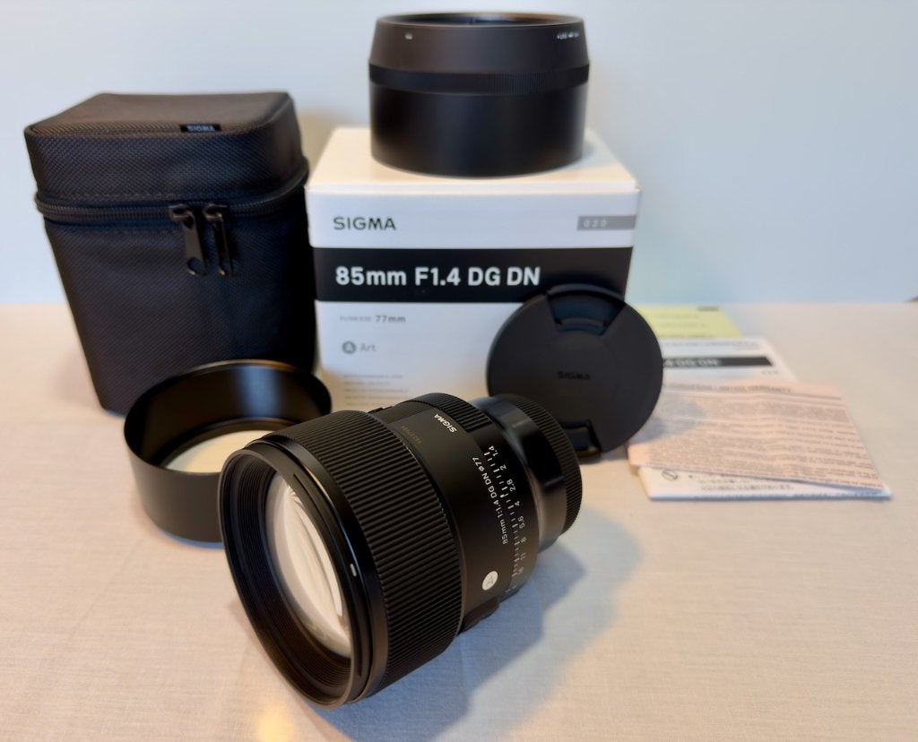 Sigma 85mm F/1.4 DG DN Art Sony FE | 5 jaar KE garantie, Audio, Tv en Foto, Foto | Lenzen en Objectieven, Zo goed als nieuw, Standaardlens