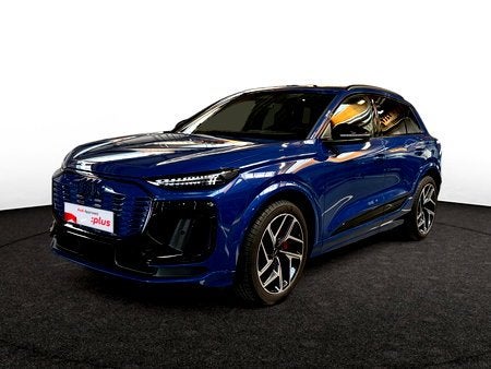 Audi Q6 e-tron Audi Q6 SUV S line e-tron quattro 285,00 kW, Auto's, Automaat, Adaptive Cruise Control, Blauw, Elektrisch