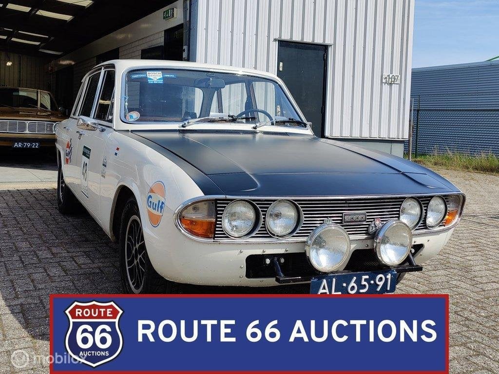 Triumph 2000 Mk2 | 1972 | Route 66 Auctions, Auto's, Triumph, Zwart, Bedrijf, Handgeschakeld