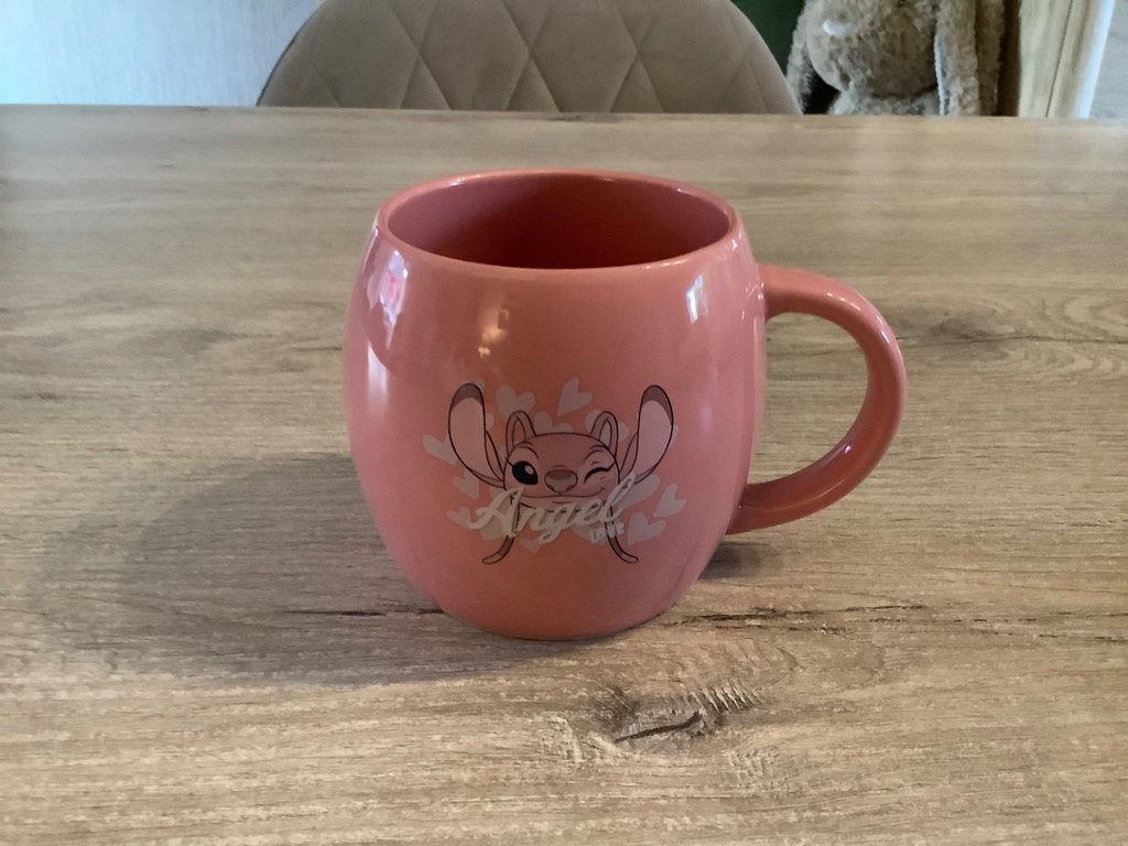 Disney Stitch Angel mok (Nieuw) (9 cm), Ophalen of Verzenden, Overige figuren, Nieuw, Servies
