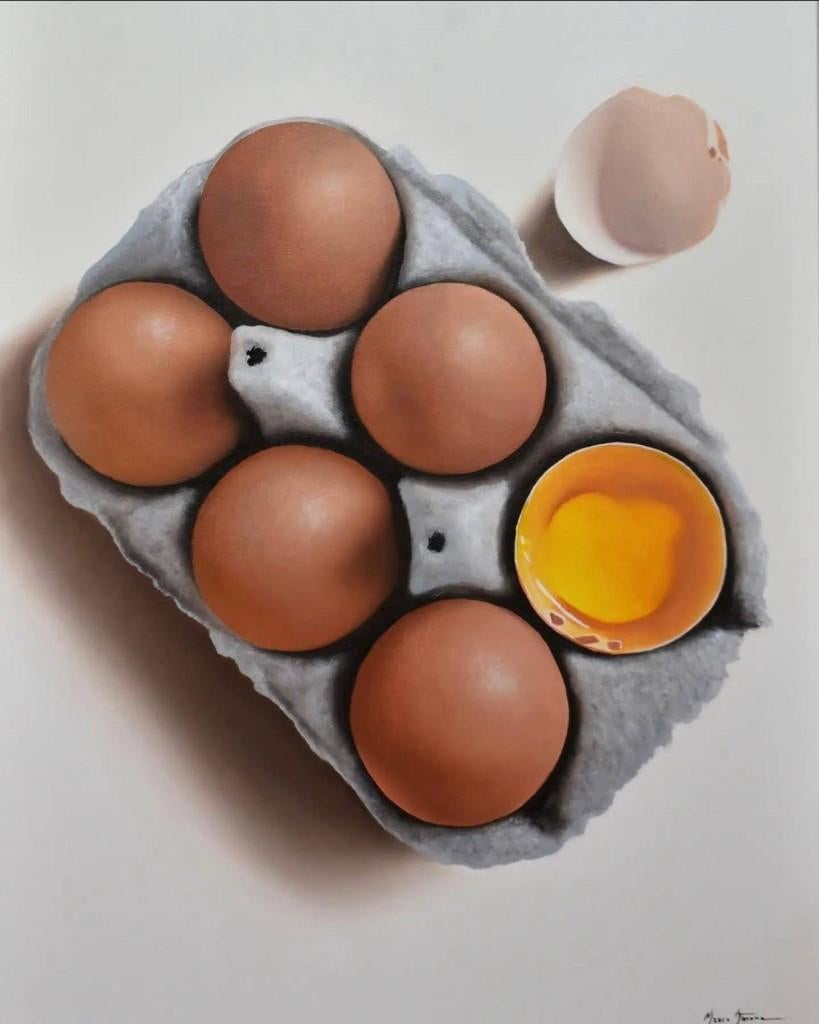 Marco Amoré Painting (Hyperreaslisme), Antiek en Kunst, Ophalen