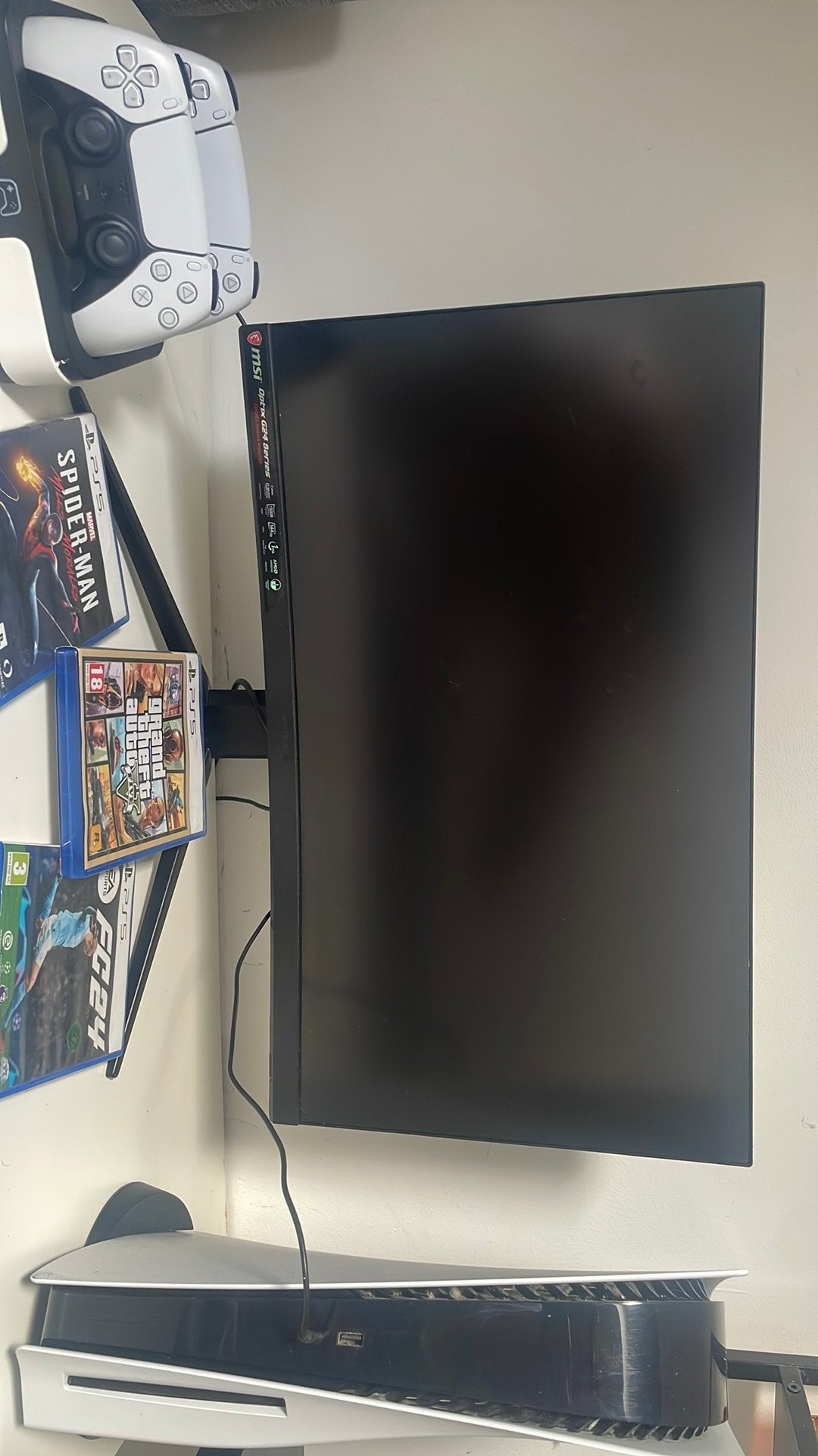 PS5 + Screen + 2 controllers + 3 games + laadstand, Consoles de jeu & Jeux vidéo, Enlèvement, Utilisé