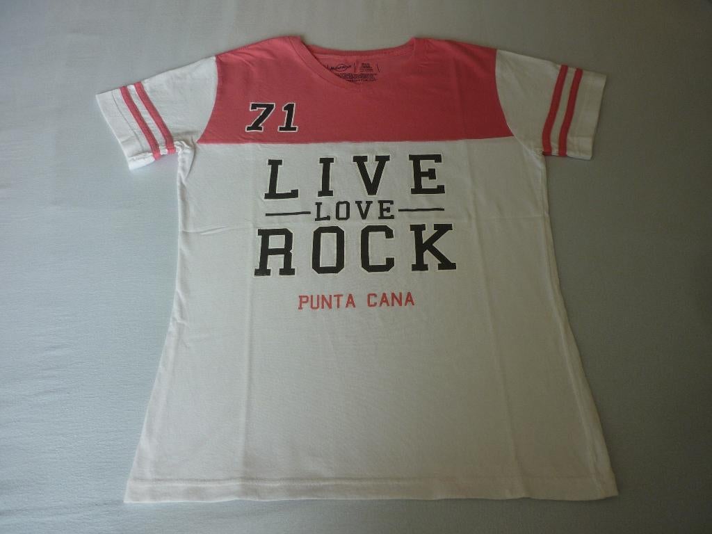 T-shirt Hard Rock, Kleding | Dames, T-shirts, Maat 38/40 (M), Wit, Ophalen of Verzenden, Zo goed als nieuw