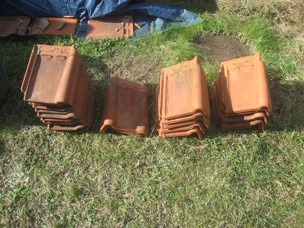 Tuiles de rives Pottelberg et Sterreberg, Enlèvement, Utilisé, Tuiles