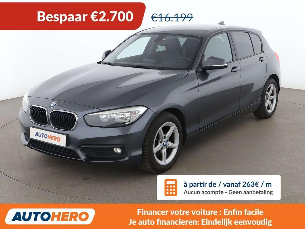 BMW 1 Serie 116 116d Advantage (bj 2019, automaat), Auto's, Automaat, Lichtsensor, Gebruikt, 116 pk
