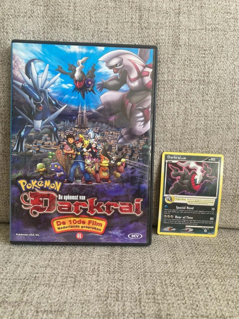 Pokémon Darkrai DP24 Non-Holo Promo + DVD, Enlèvement ou Envoi, Comme neuf, Cartes en vrac