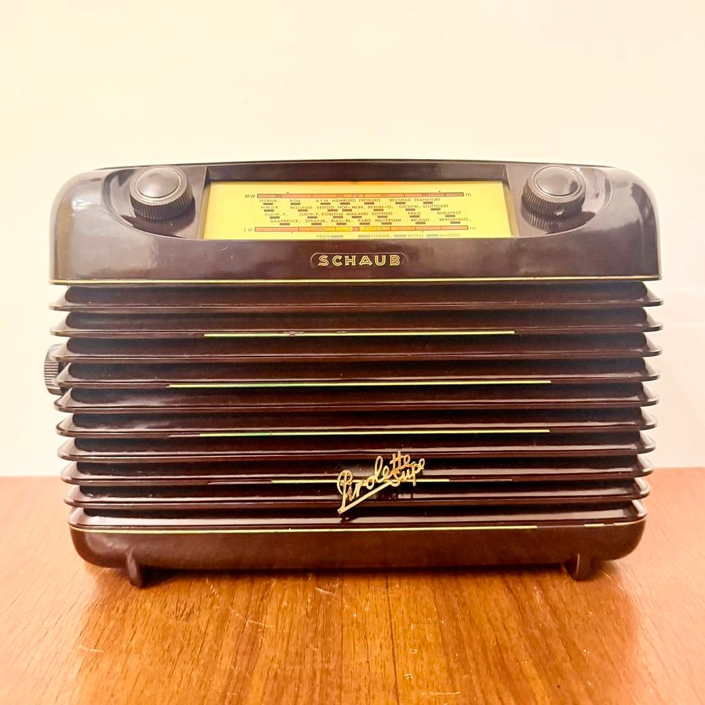VINTAGE BUIZENRADIO SCHAUB-LORENZ PIROLETTE SUPER ART DECO, Verzenden