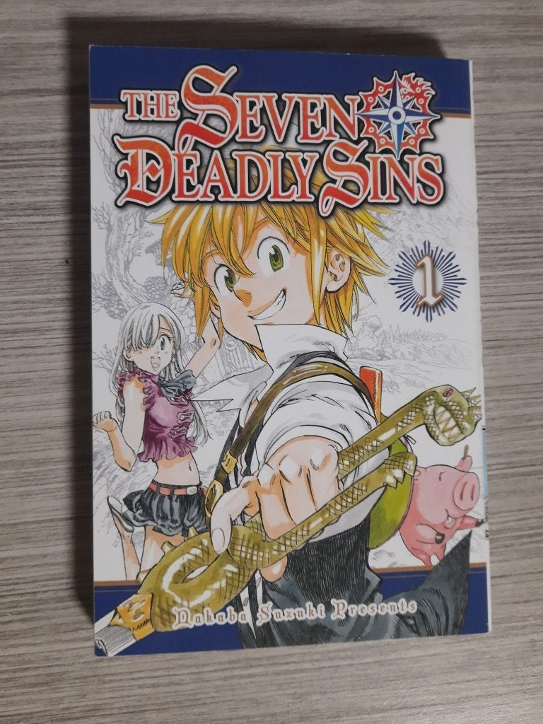 The Seven Deadly Sins - Volume 1 (Engelstalig), Eén stripboek, Ophalen of Verzenden, Zo goed als nieuw, Nakaba Suzuki