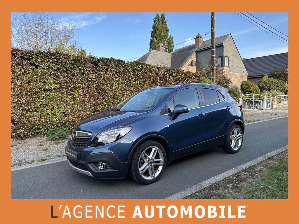 Opel Mokka 1.4 Turbo 4x2 Enjoy - GARANTIE 12M - 4a, Auto's, Gebruikt, 4 cilinders, 149 g/km, Blauw