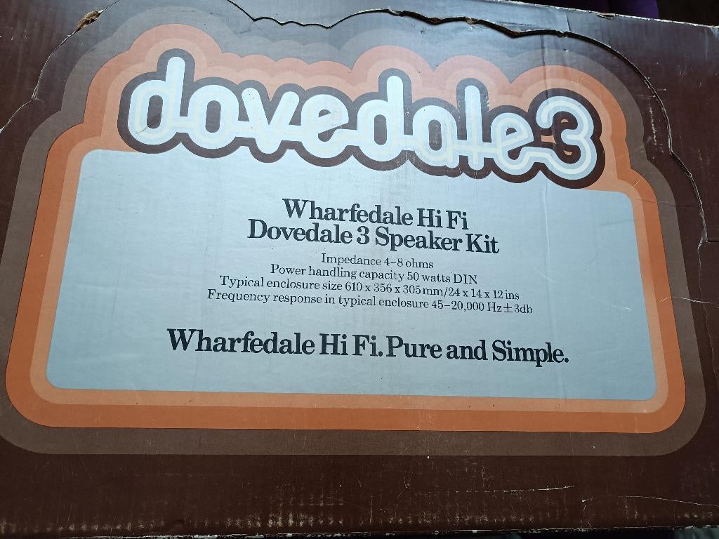 Warfdale Dovedale speaker kit, Audio, Tv en Foto, Luidsprekerboxen, Nieuw, Ophalen