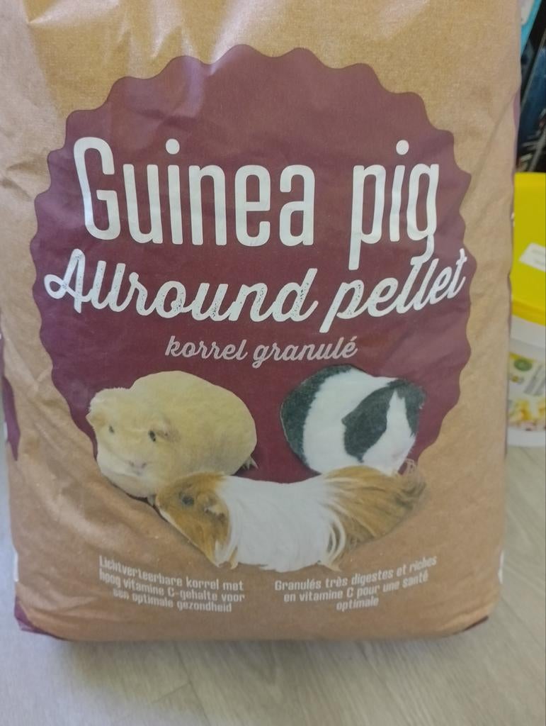 Extrudé cochon d'Inde
5 kgs, Enlèvement