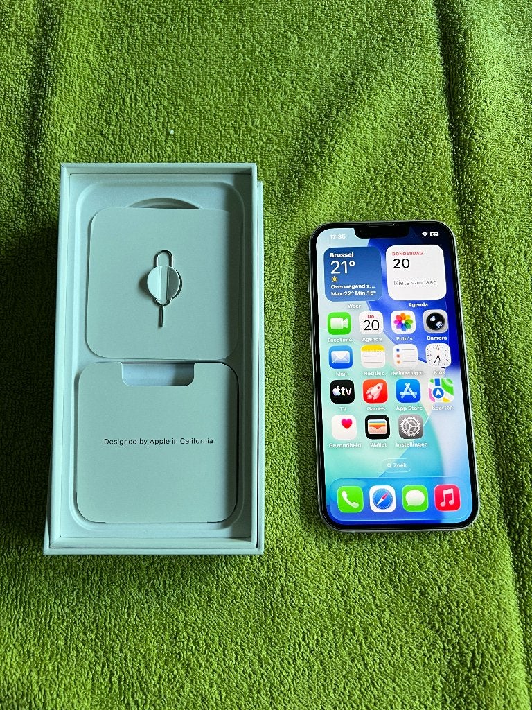 Perfecte Iphone 13 Roze 128 Gb -  Batterij nog 87 %, Télécoms, Téléphonie mobile | Apple iPhone, 128 GB, Enlèvement ou Envoi, Rose