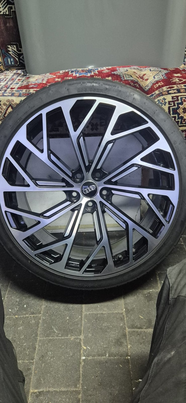 Originele 21" Audi A6 S6 C8 Zomerbanden Zomerset, Ophalen, Gebruikt, 255 mm, Velg(en)