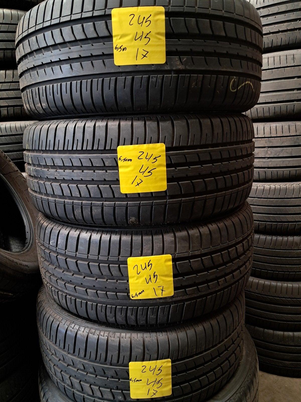 2454517 245/45/17 245/45r17 été Runflat 6,5 mm, Enlèvement