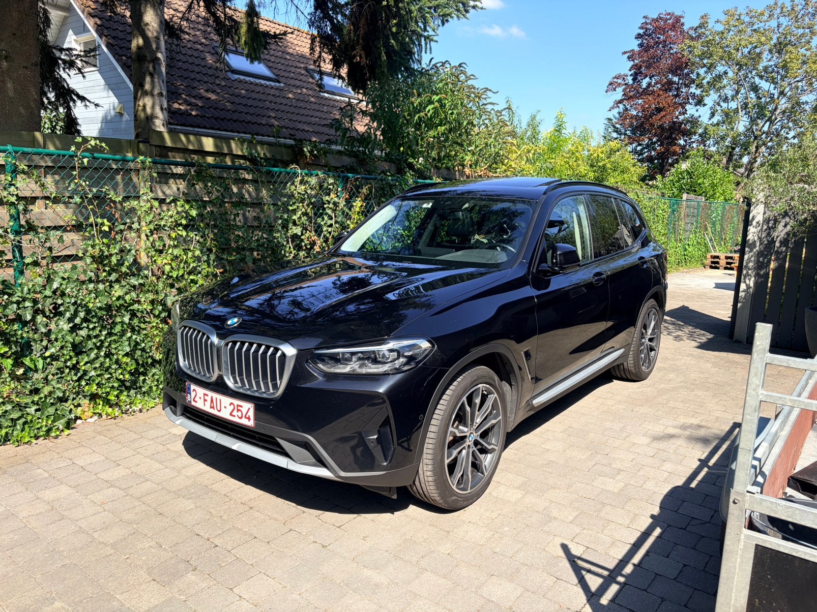 Bmw x3 2.0 MHEV G01 pano dak, Auto's, Automaat, 4 cilinders, Zwart, Leder