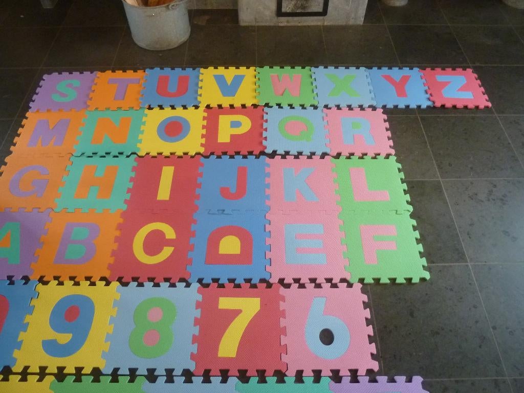 rubberen speel leters, Ophalen of Verzenden, Zo goed als nieuw