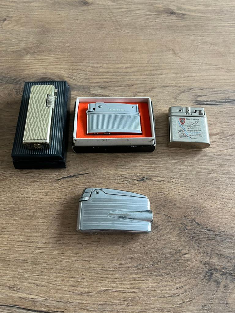 4 aanstekers. Ronson, rowenta, imperator, brother lite, Verzamelen, Ophalen of Verzenden, Gebruikt