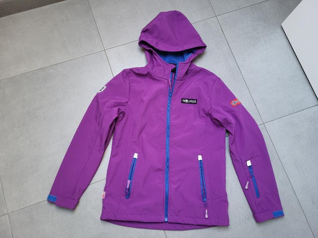 Zomerjas Trollkids softshell maat 152, Kinderen en Baby's, Ophalen, Meisje, Trollkids, Zo goed als nieuw