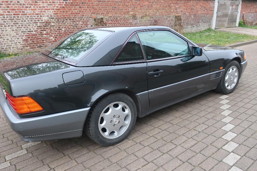 Mercedes 280 sl 1995, 5 trap autom, 4 plaats, zwart leder, Auto's, Automaat, 4 zetels, Achterwielaandrijving, Zwart