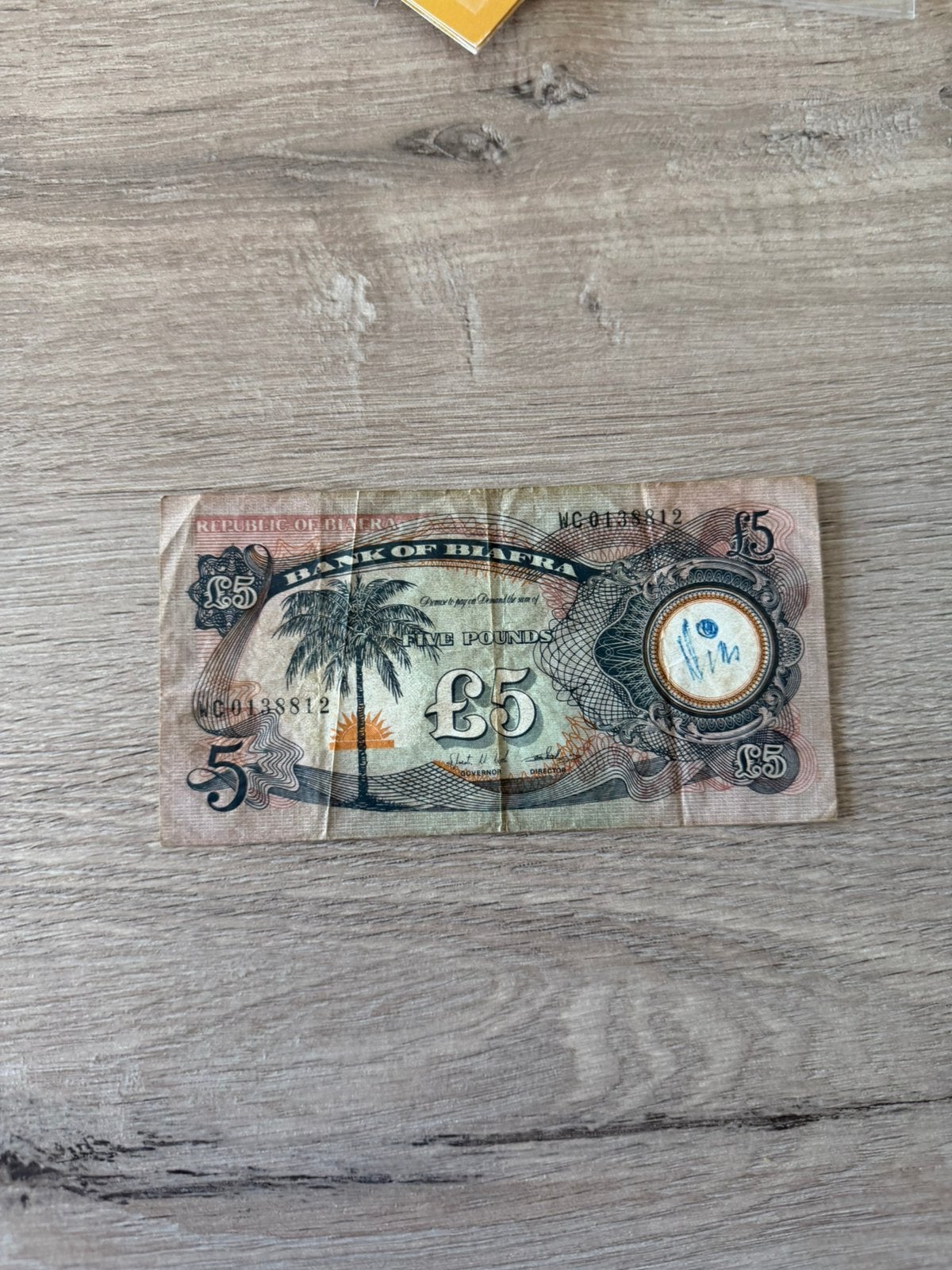 5 dollars Biafra, Timbres & Monnaies, Billets de banque | Europe | Billets non-euro, Enlèvement ou Envoi