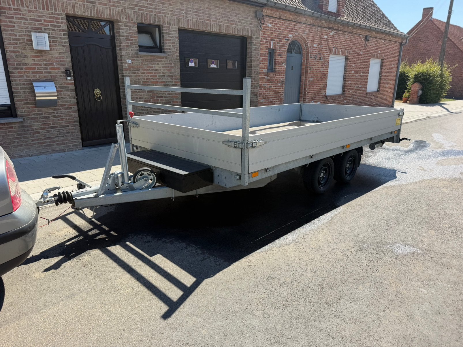 Saris plateau aanhangwagen met vele opties, Enlèvement, Comme neuf