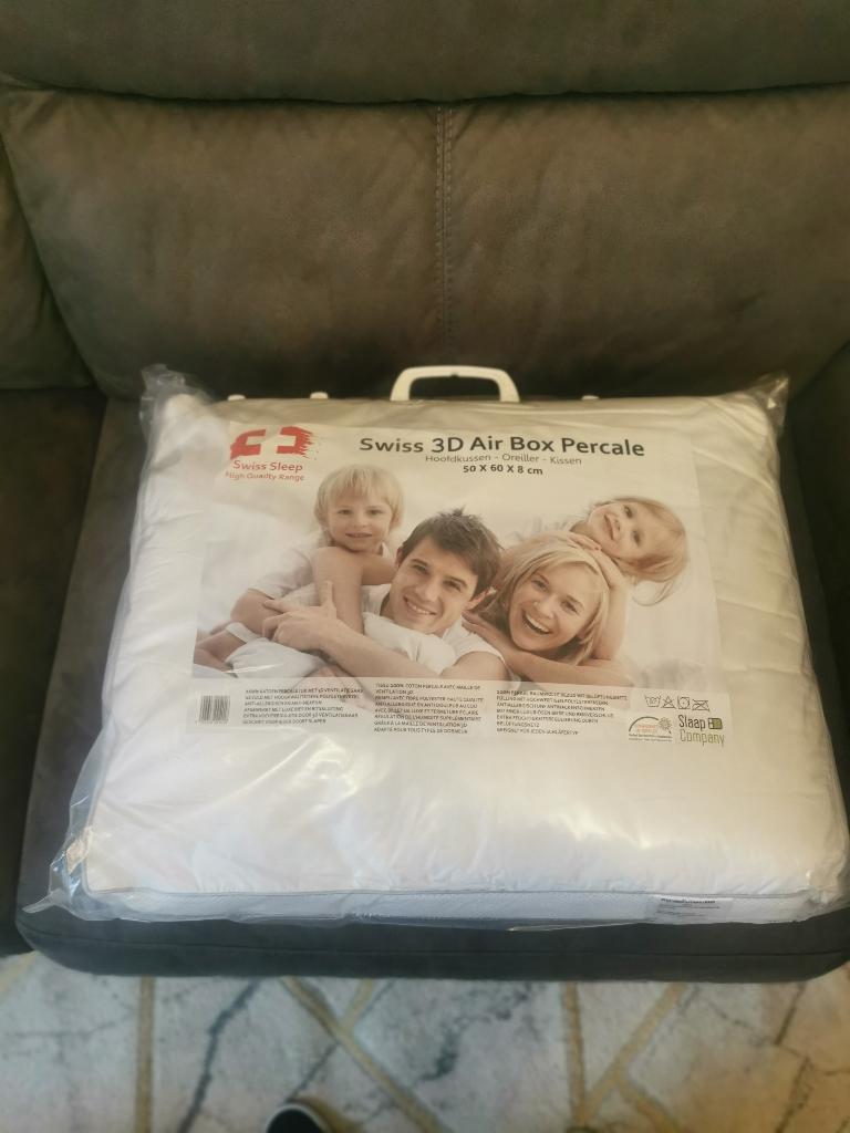 Kwaliteitskussens - Swiss Sleep - EUR 25 voor 2, Ophalen, Eenpersoons, Wit, Nieuw