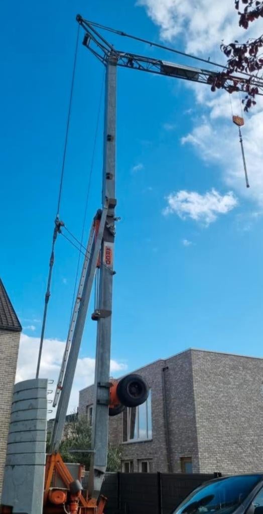 Snelmontagekraan arcomet, Enlèvement