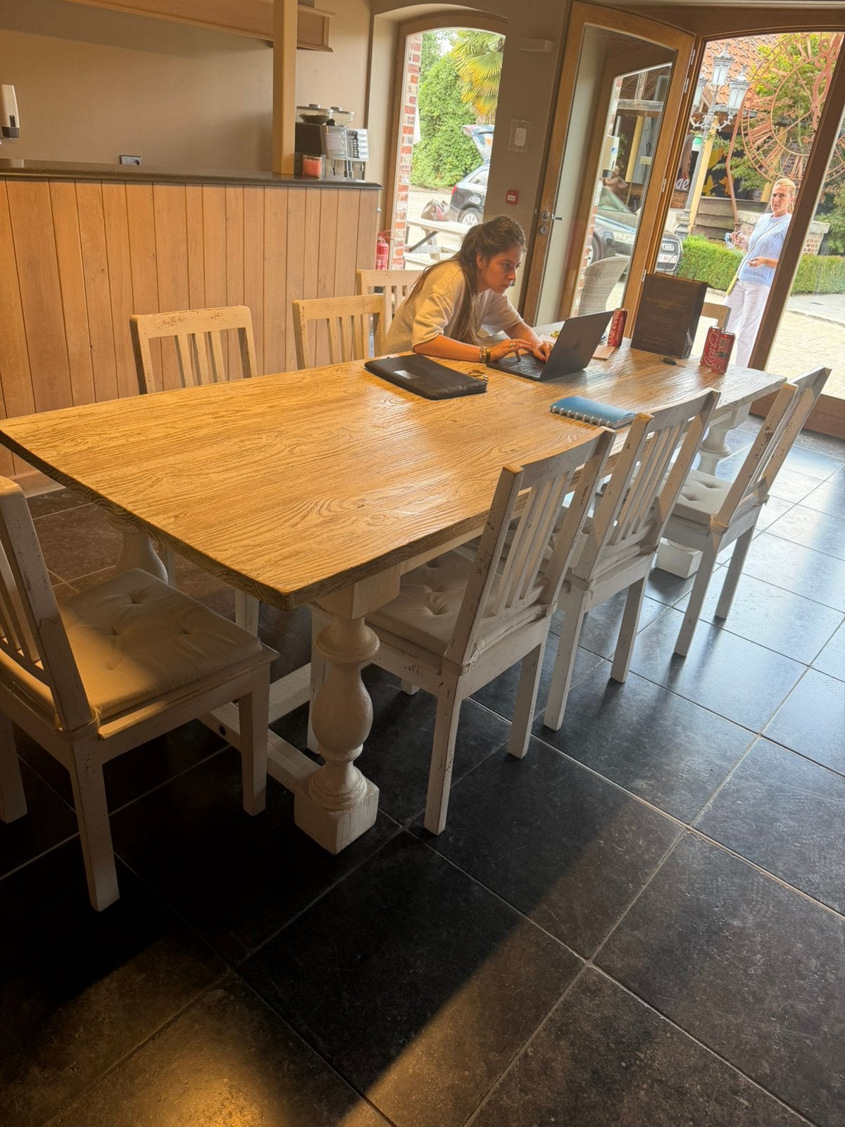 Tafel met 8 stoelen, Enlèvement, Comme neuf