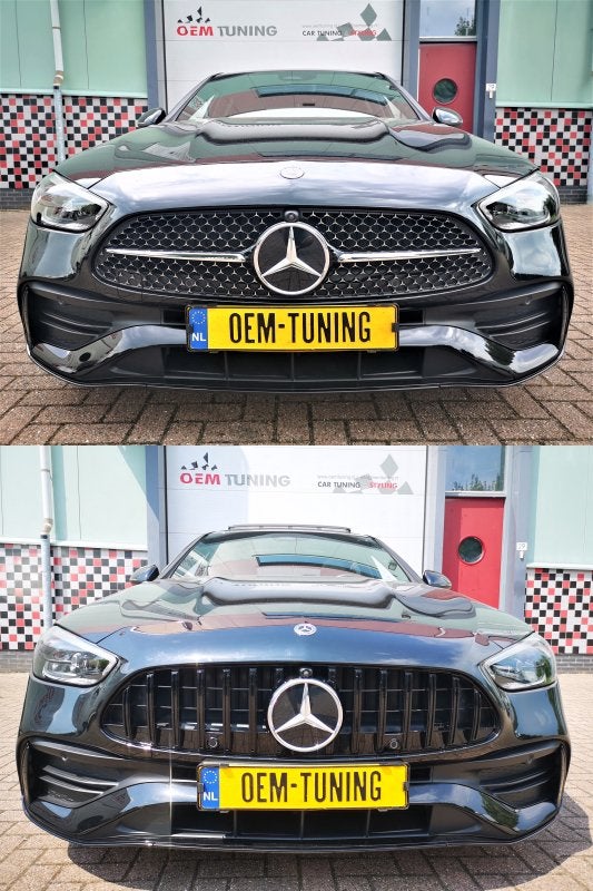 AMG look zwarte panamericana grill voor mercedes C W206/S206, Enlèvement ou Envoi, Avant, Pare-chocs