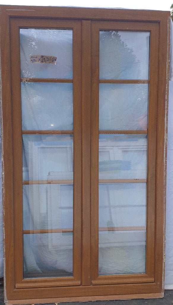 MIDDELGROTE EIKENHOUTEN PVC-RAAMDEUR, Ophalen