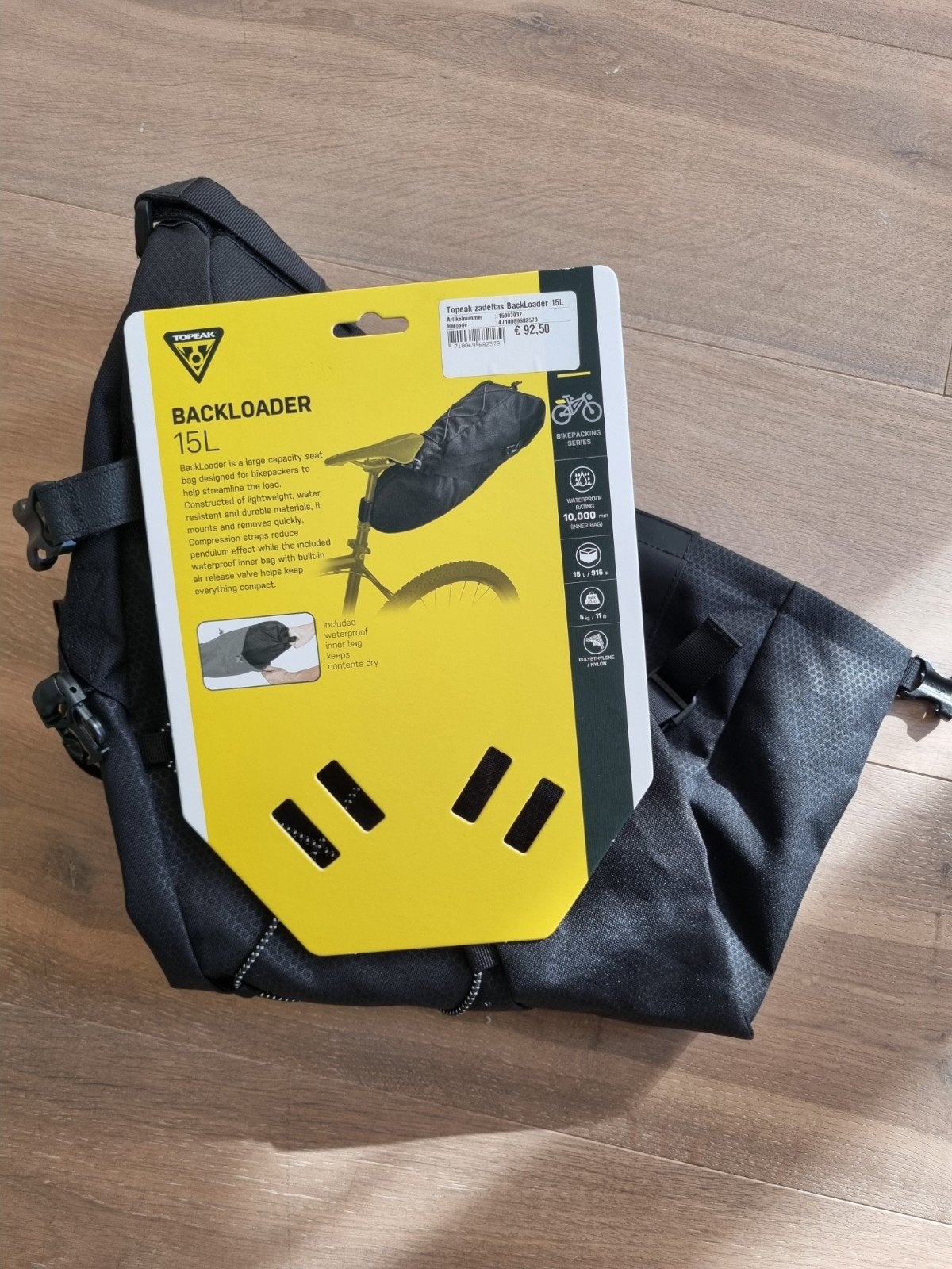 Topeak Backloader 15L, Fietsen en Brommers, Ophalen, Nieuw, Topeak