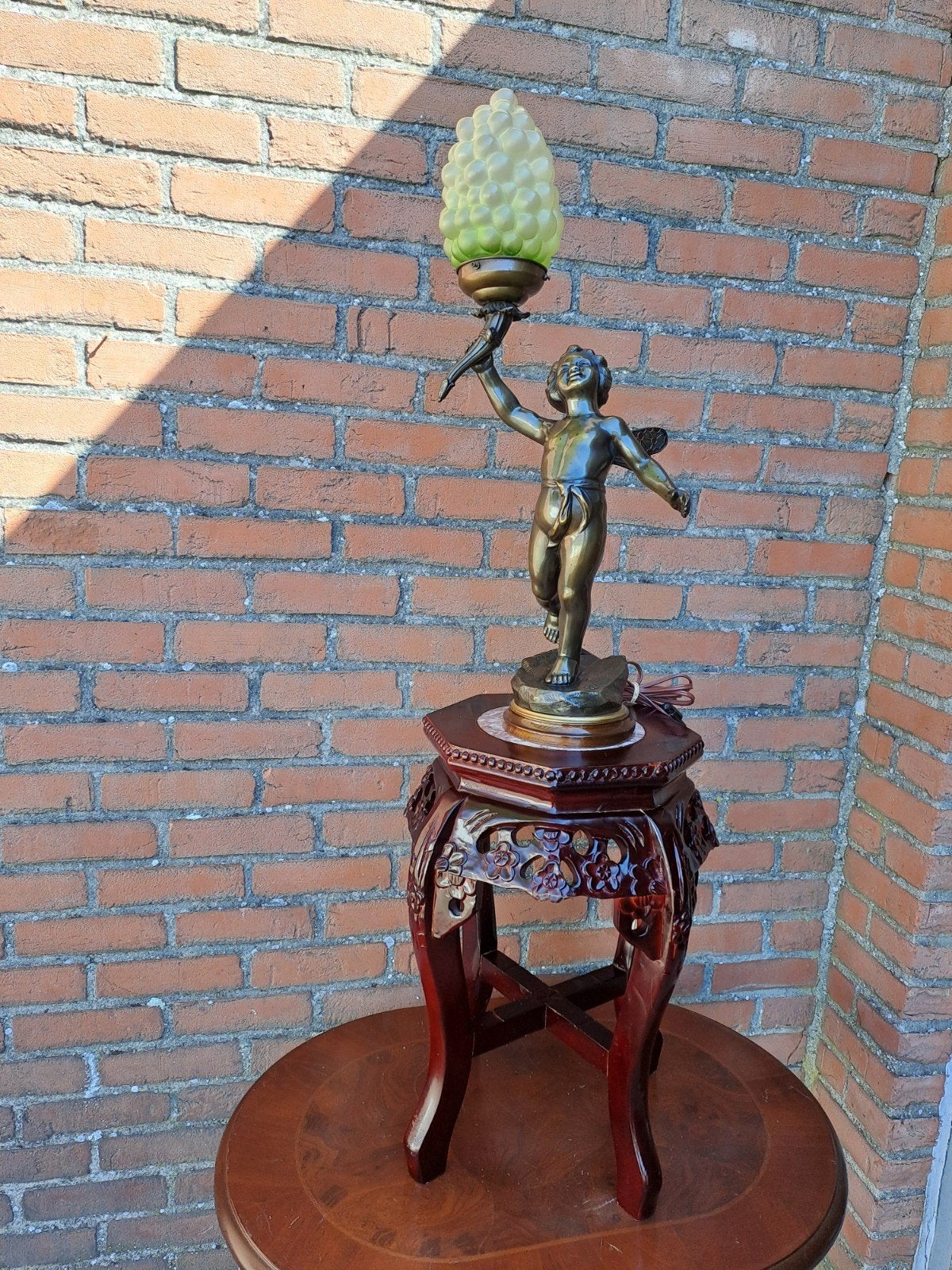 lamp en tafeltje te koop, Ophalen