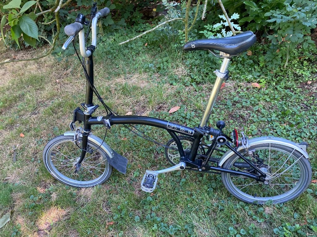 Vélo pliable Brompton avec tige de selle télescopique, Enlèvement ou Envoi, Utilisé, Brompton, Vitesses