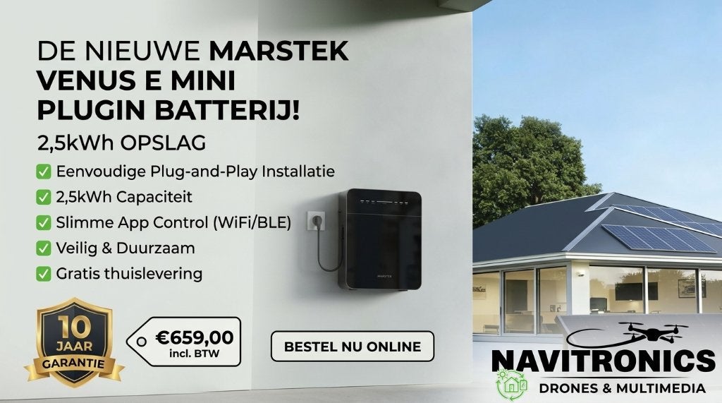 Marstek Venus E v4 MINI PLUGIN BATTERIJ 2kWh, Enlèvement ou Envoi, Neuf, Rechargeable