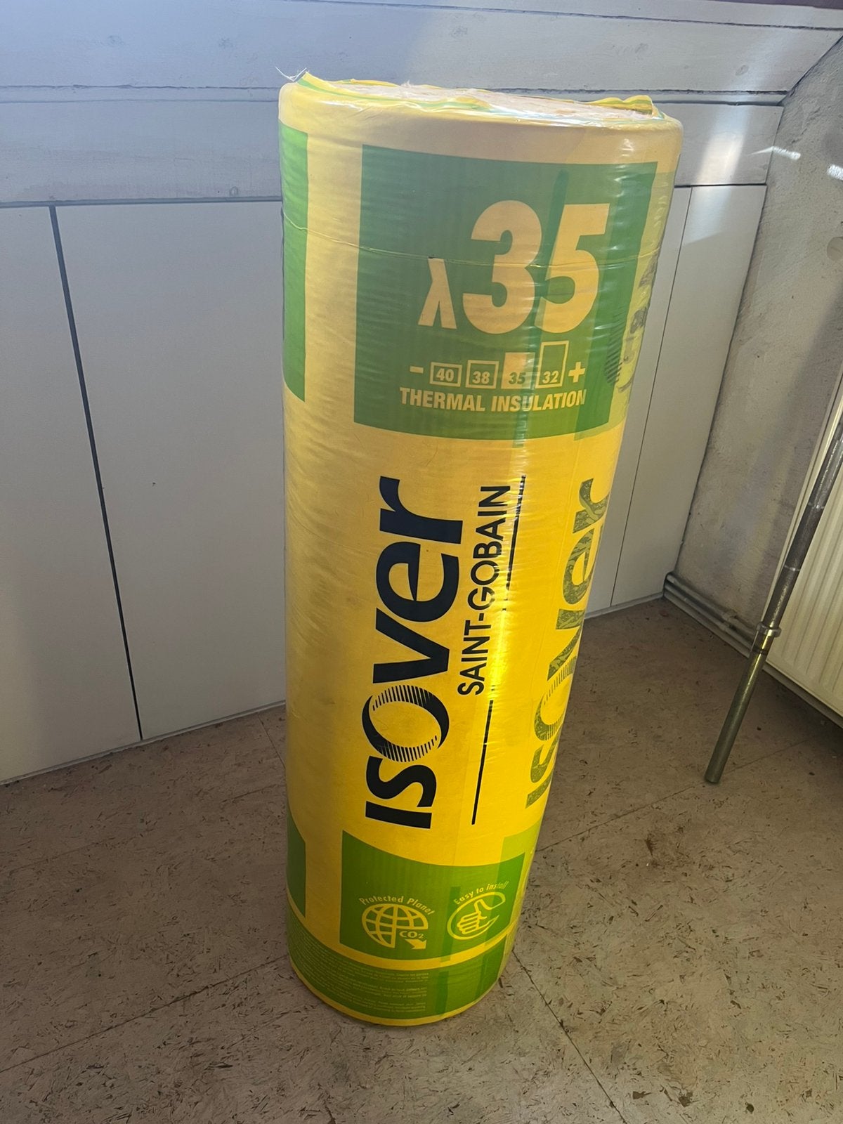 ISOVER Isoconfort 35 18cm/Rd5.1 (rol 2,76m²) 26 rollen, Bricolage & Construction, Isolation & Étanchéité, Enlèvement, 12 cm ou plus