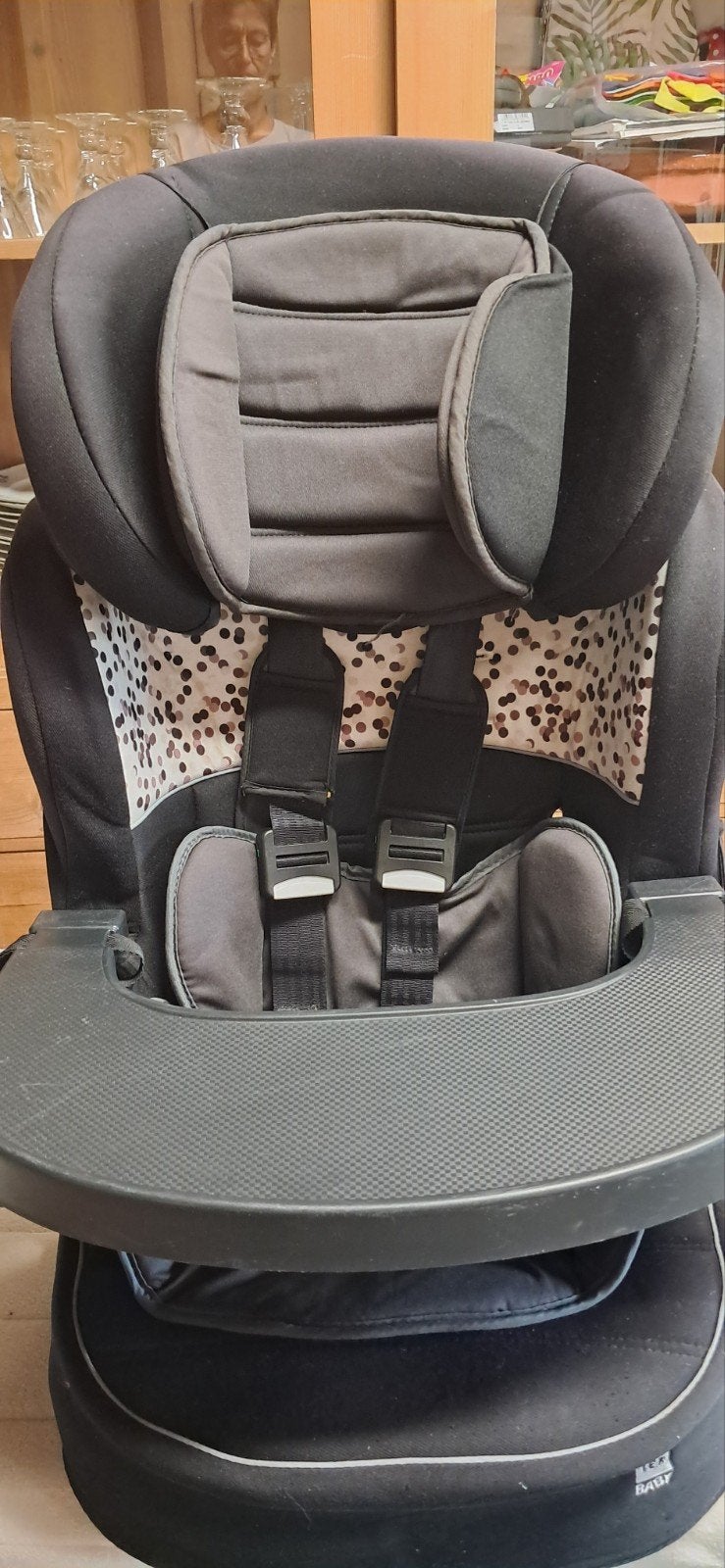 Kinder auto stoel met voorzet blad en verklein kussens, Ophalen of Verzenden
