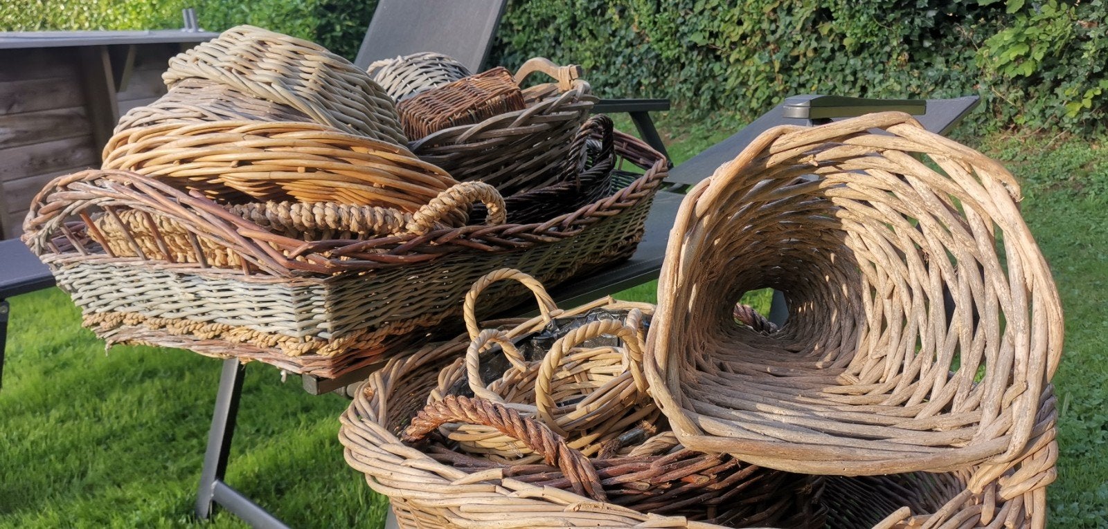 Lot paniers déco jardin, Jardin & Terrasse, Accessoires mobilier de jardin, Enlèvement
