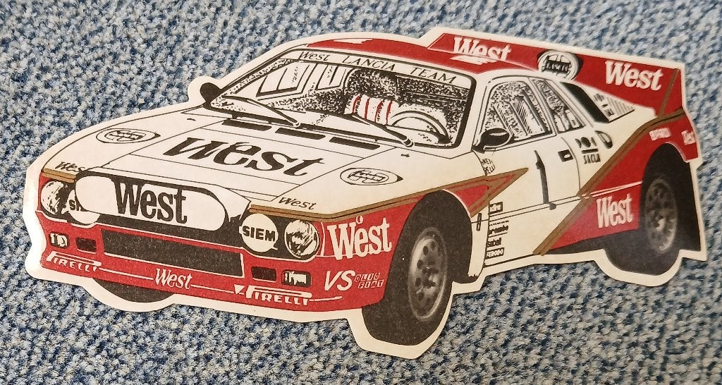 Rally ,sticker, Verzenden