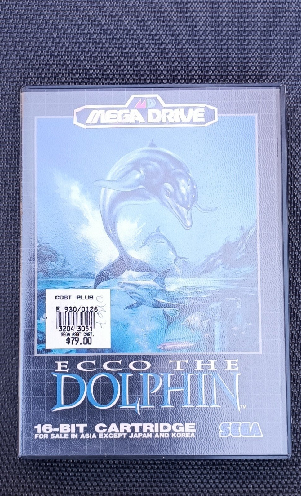 Ecco de Dolfijn voor Mega Sega 16 bit, Games en Spelcomputers, Games | Sega, Ophalen of Verzenden, Zo goed als nieuw, Avontuur en Actie