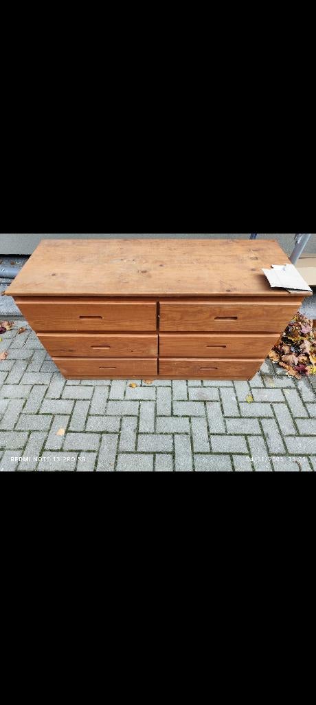 Commode à tiroirs, Ophalen, Gebruikt, 100 tot 150 cm, 5 laden of meer