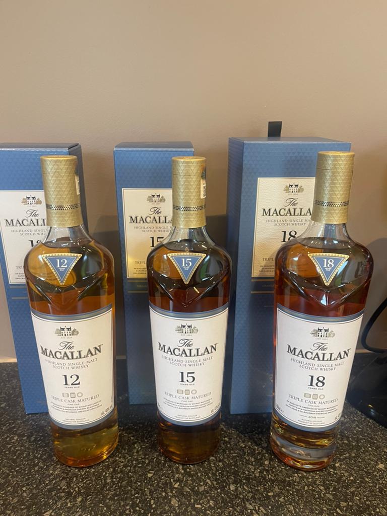 Macallan Triple Cask Matured Collection, Verzamelen, Ophalen, Overige gebieden, Overige typen, Nieuw