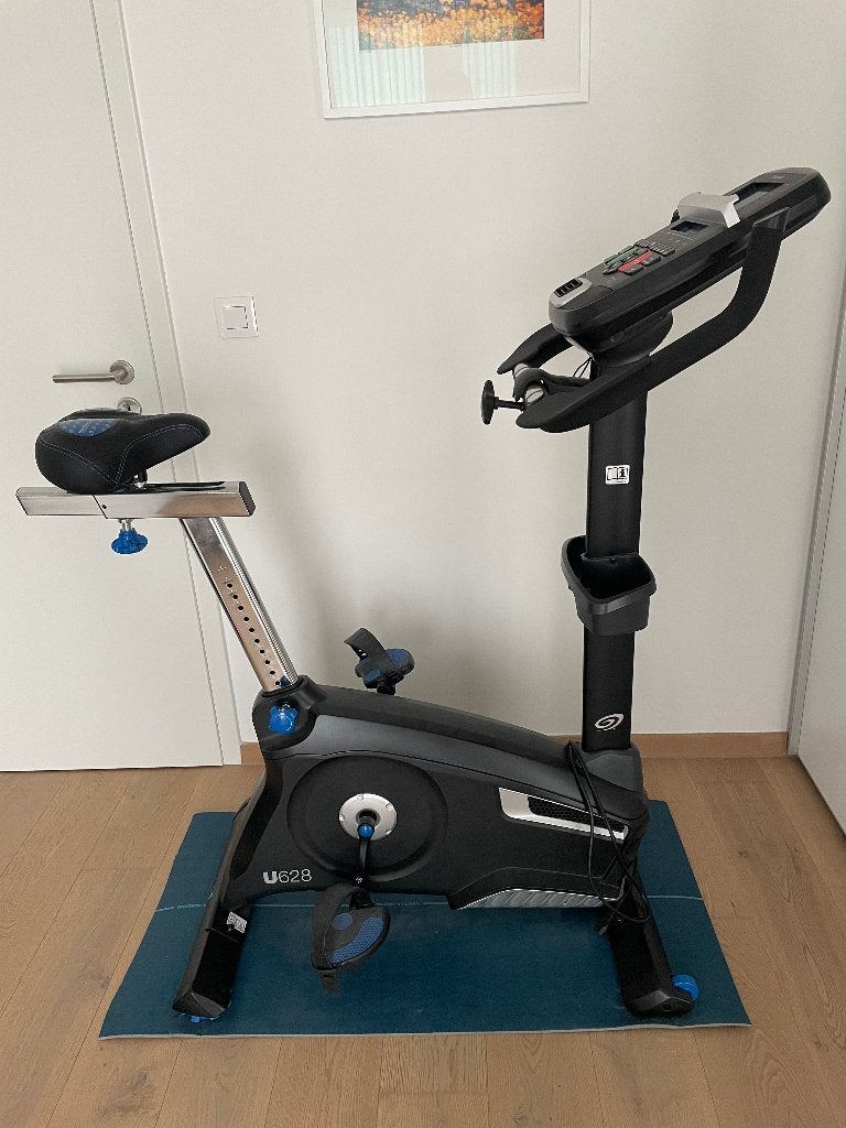 Home trainer, Sports & Fitness, Jambes, Comme neuf, Enlèvement, Vélo d'appartement
