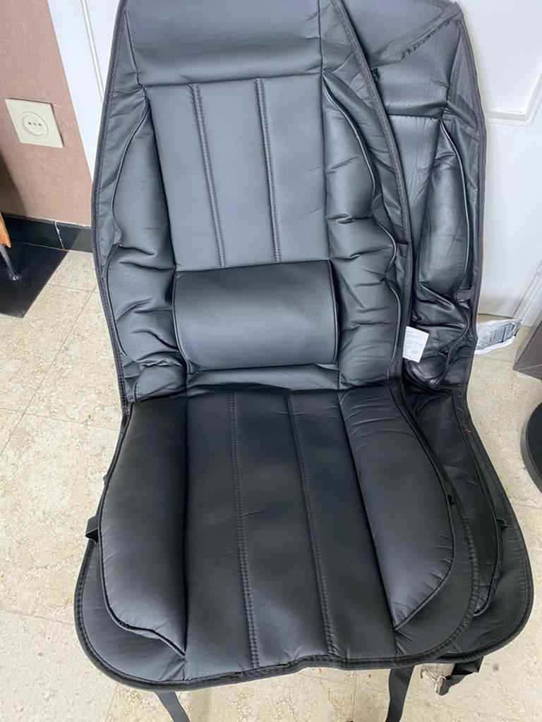 Auto hoes universele leder zwart, Auto-onderdelen, Interieur en Bekleding, Verzenden