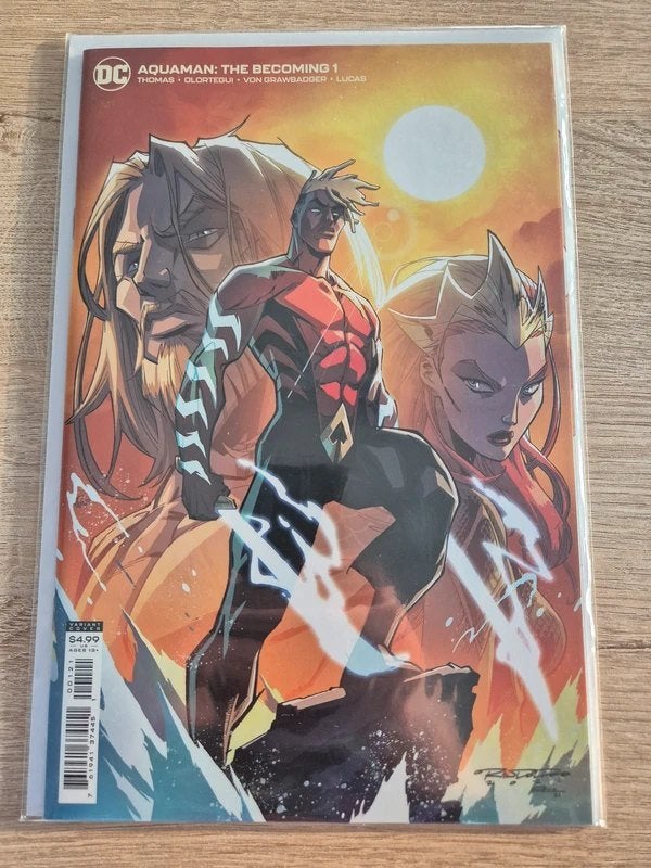 Aquaman The Becoming #1 B Variant, Eén comic, Amerika, Nieuw, Ophalen of Verzenden