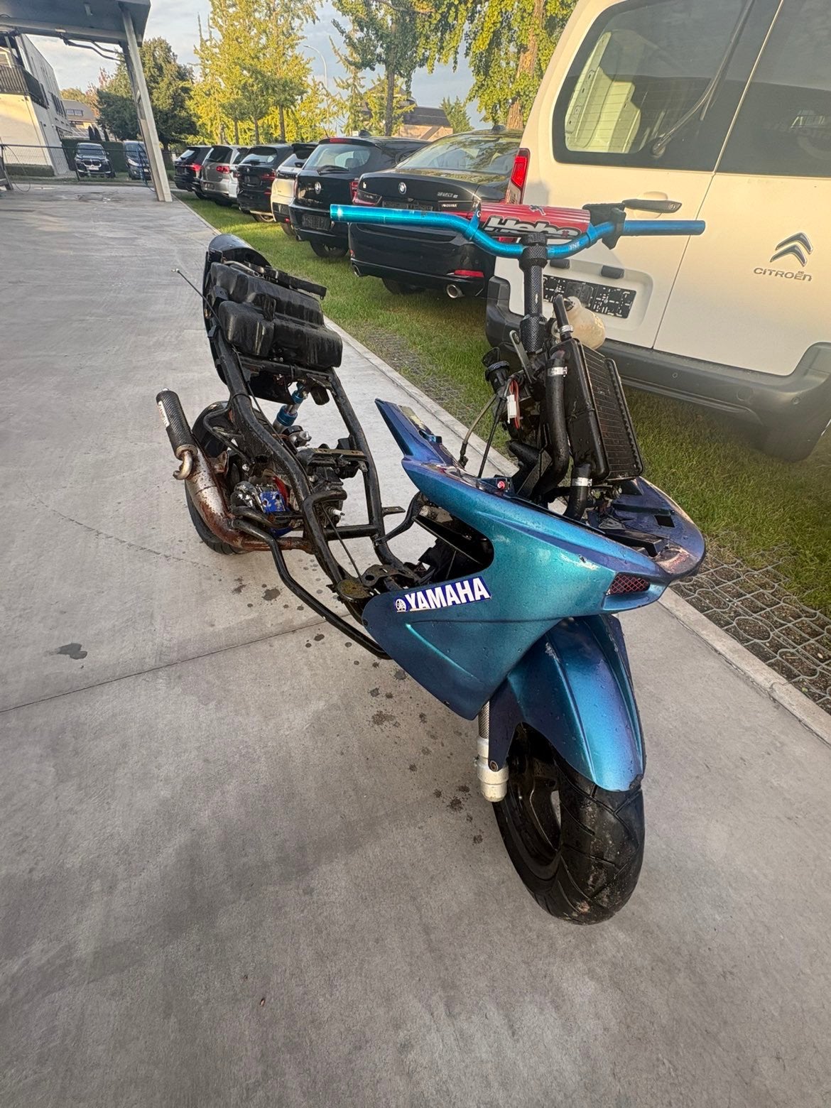 Mbk aerox A klasse papieren inorde  70cc Hebo Project, Fietsen en Brommers, Ophalen, Zo goed als nieuw