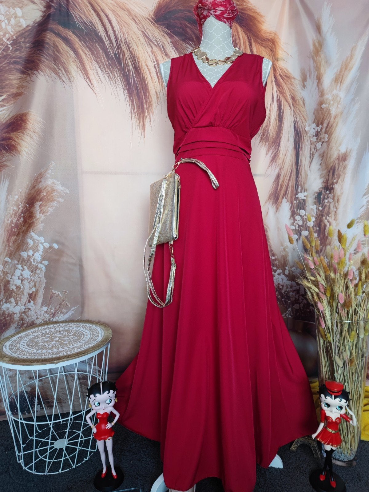 Robe longue d' été, Vêtements | Femmes, Robes, Enlèvement, Rouge